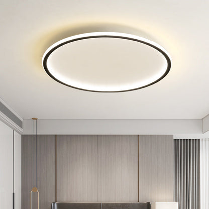 Round Scandi Aluminium Ceiling Light – LED