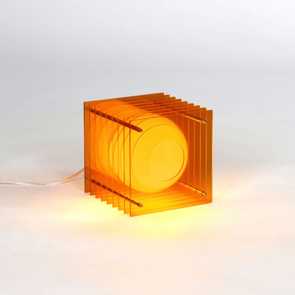 Portable RGB LED Cube Light for Bedroom & Living Room - Rechargeable - Wireless