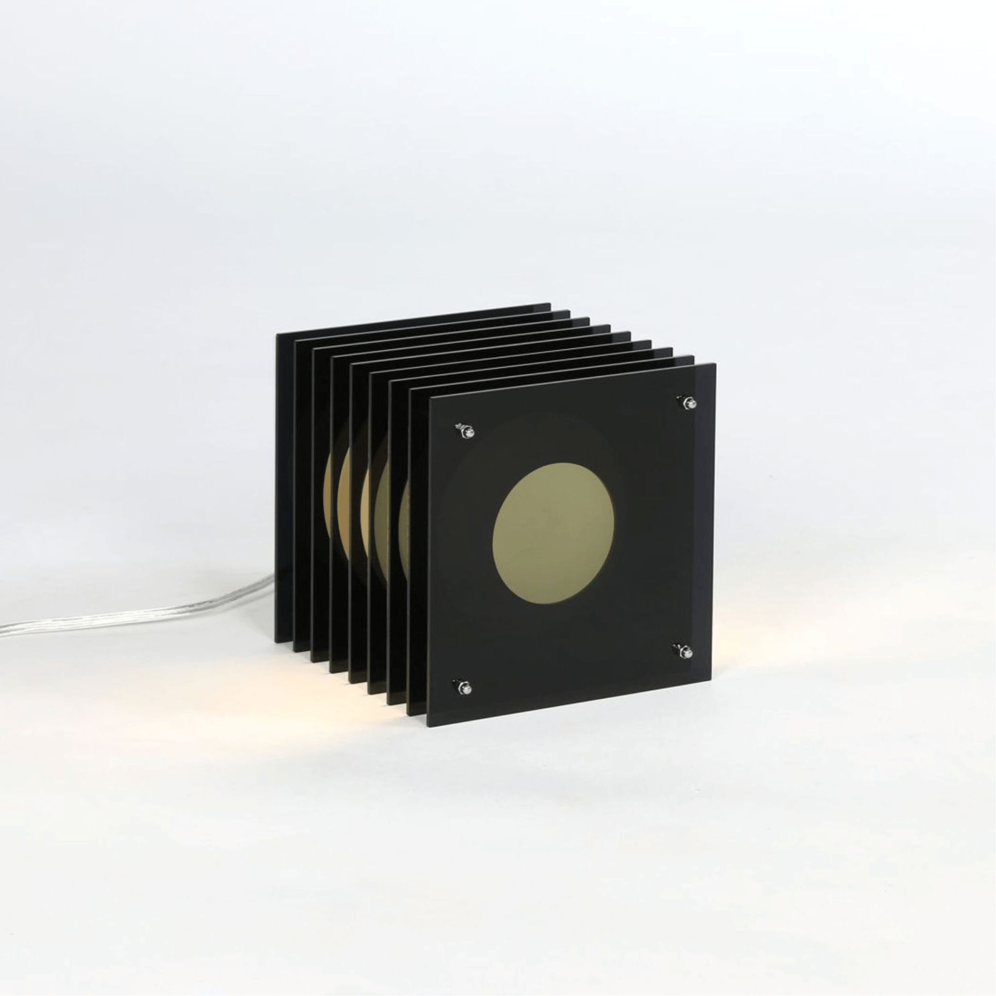 Portable RGB LED Cube Light for Bedroom & Living Room - Rechargeable - Wireless