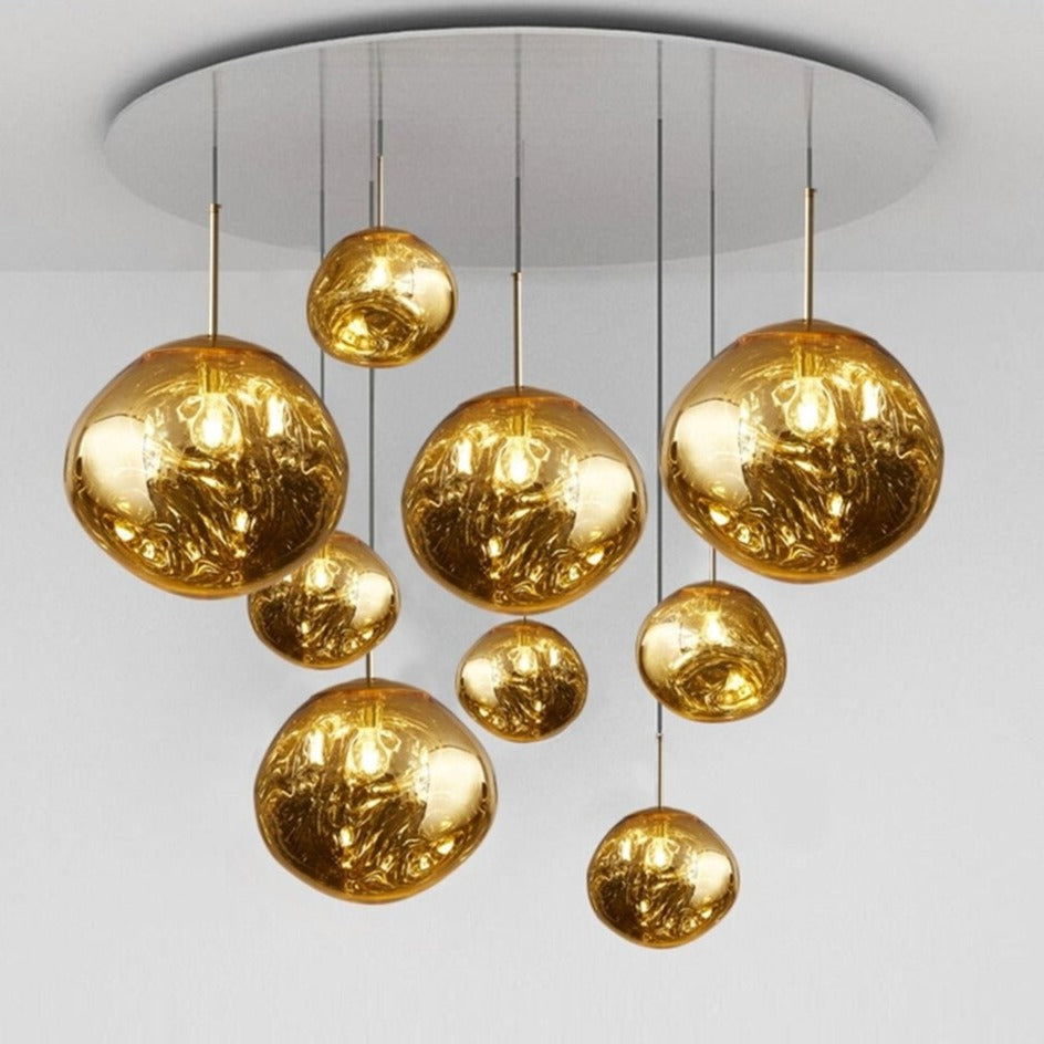 Sculptural Artistic Glass Modern Pendant Ceiling Light