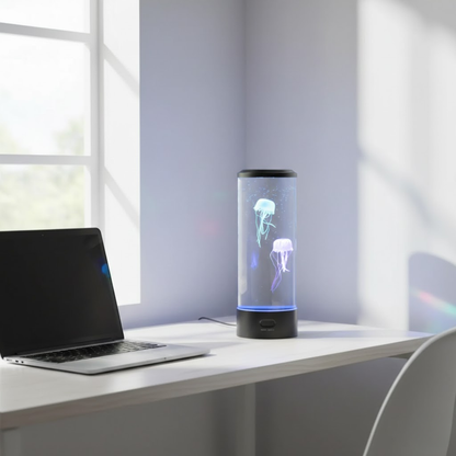 Modern LED Jellyfish Table Lamp for Bedroom - Mood Light - Bedside Night Light