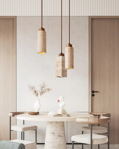 Elegant Adjustable Stone Kitchen Hanging Pendant Light