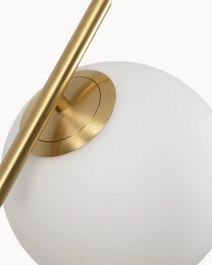 Modern Adjustable Height Glass Gold Finish Kitchen Pendant Light