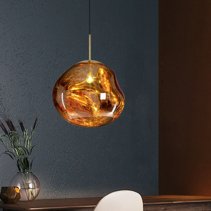 Sculptural Artistic Glass Modern Pendant Ceiling Light