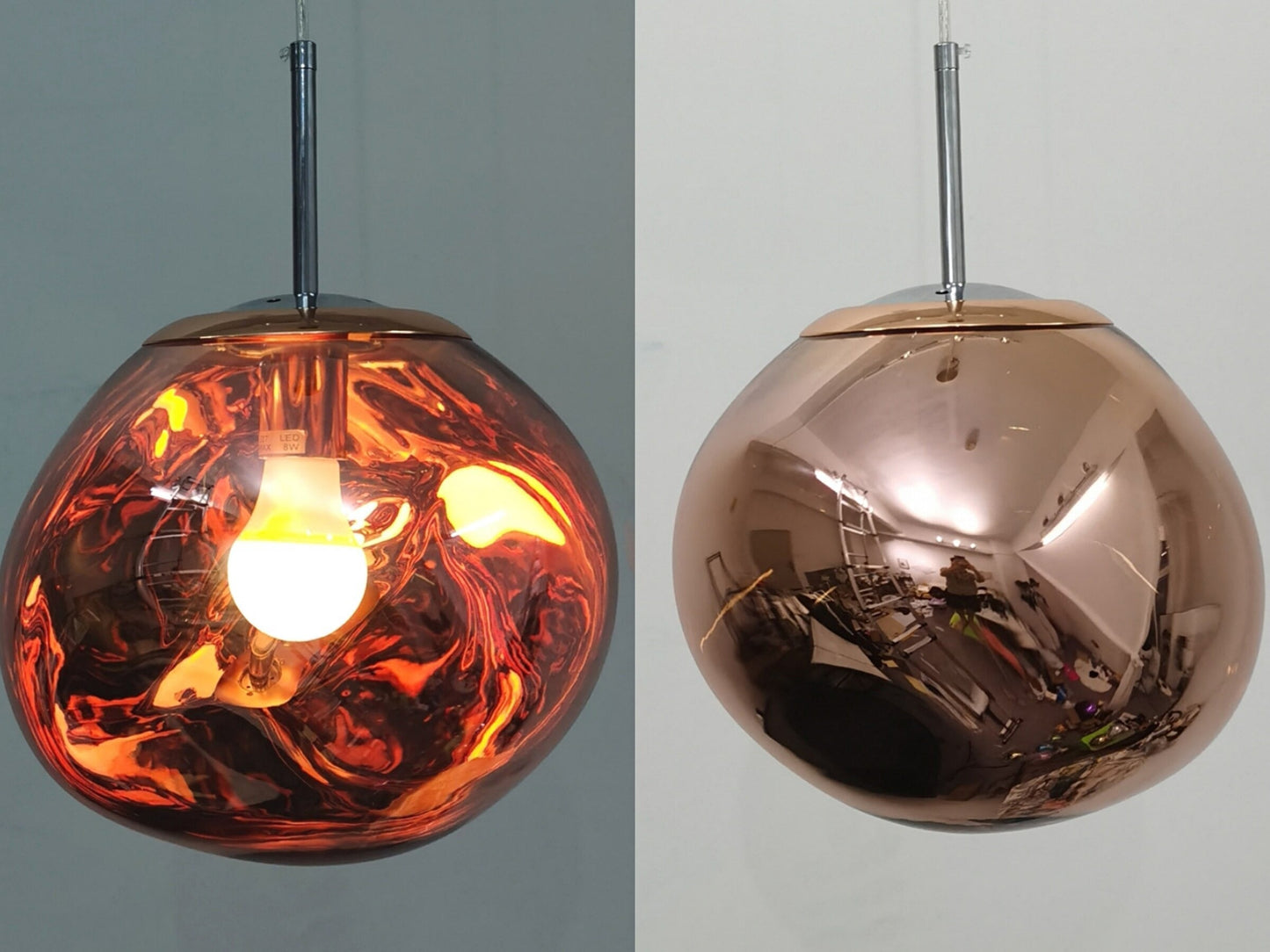 Sculptural Artistic Glass Modern Pendant Ceiling Light