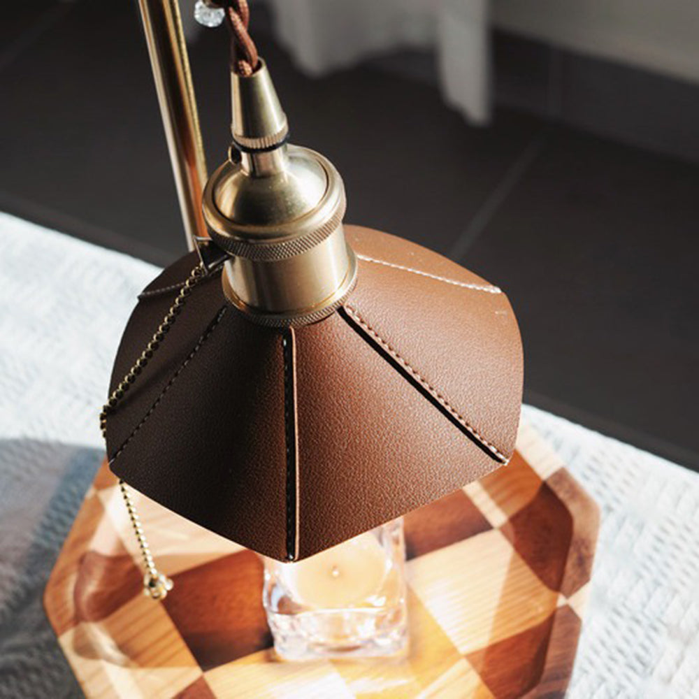 Retro Wood warming candle lamp