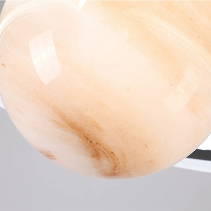 Elegant Planet Inspired Remote Controlled Cosmic Pendant Light