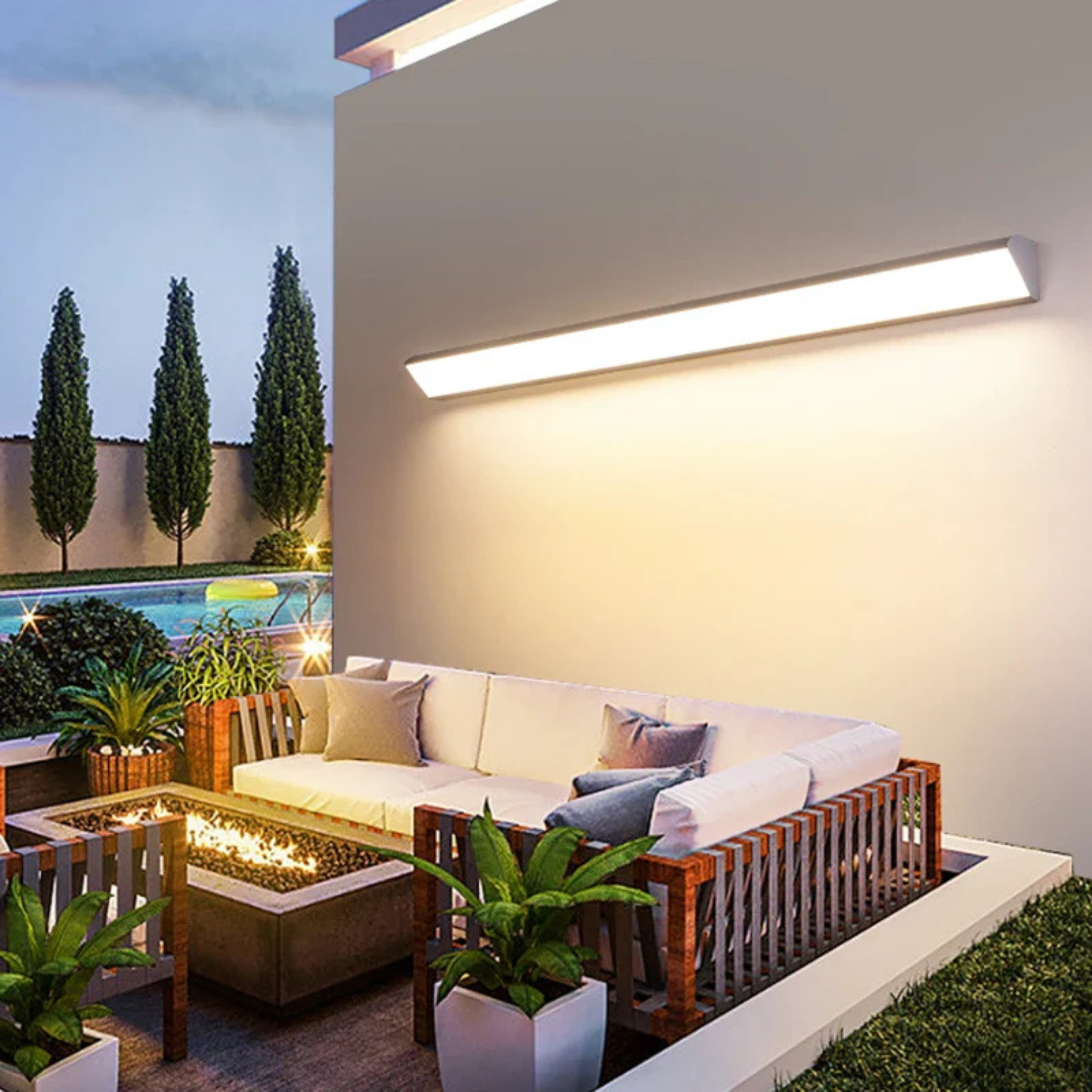 Modern LED Waterproof Exterior Terrace and Entrance Wall Sconce