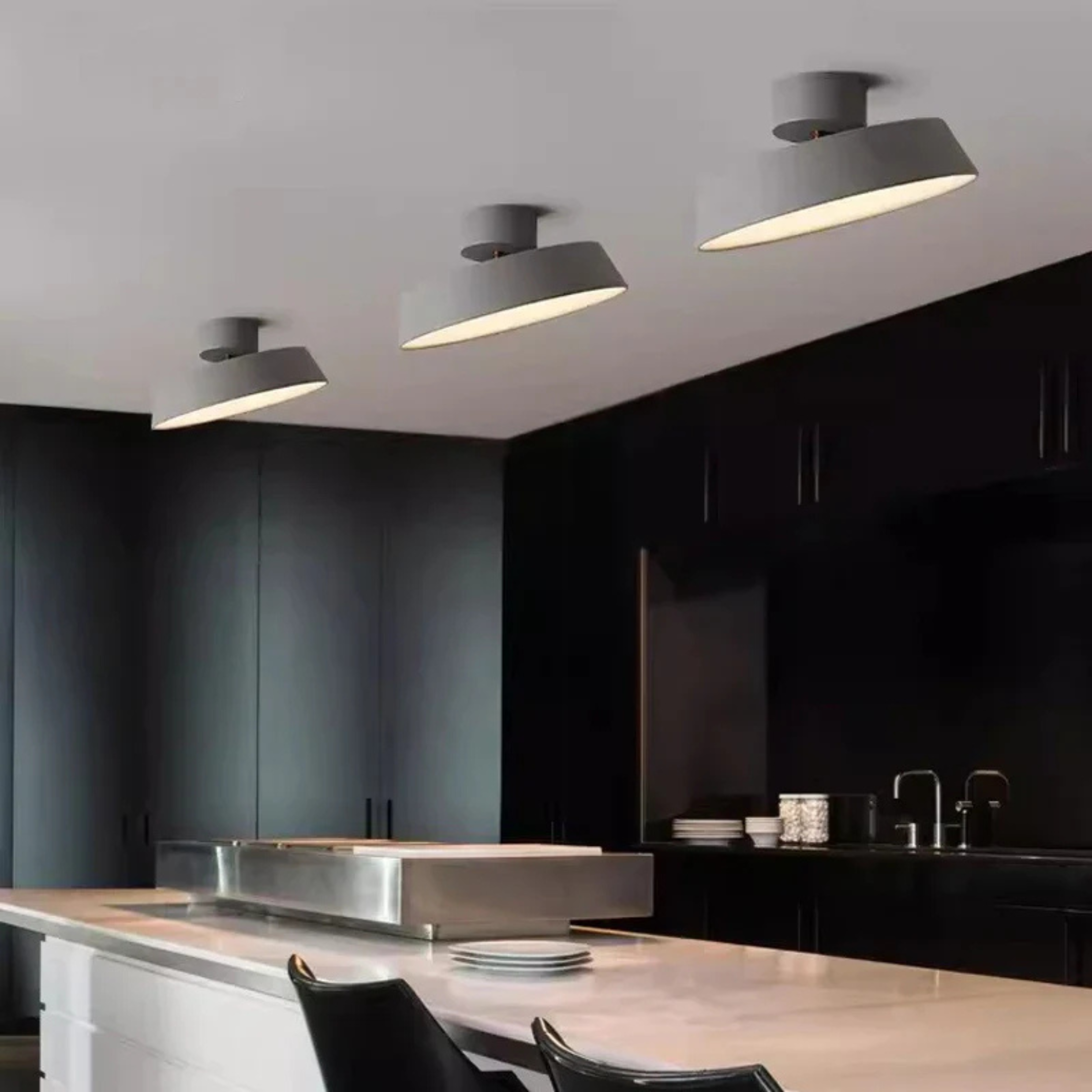 Rotating Adjustable LED Metal Directional Ceiling Light Fixture
