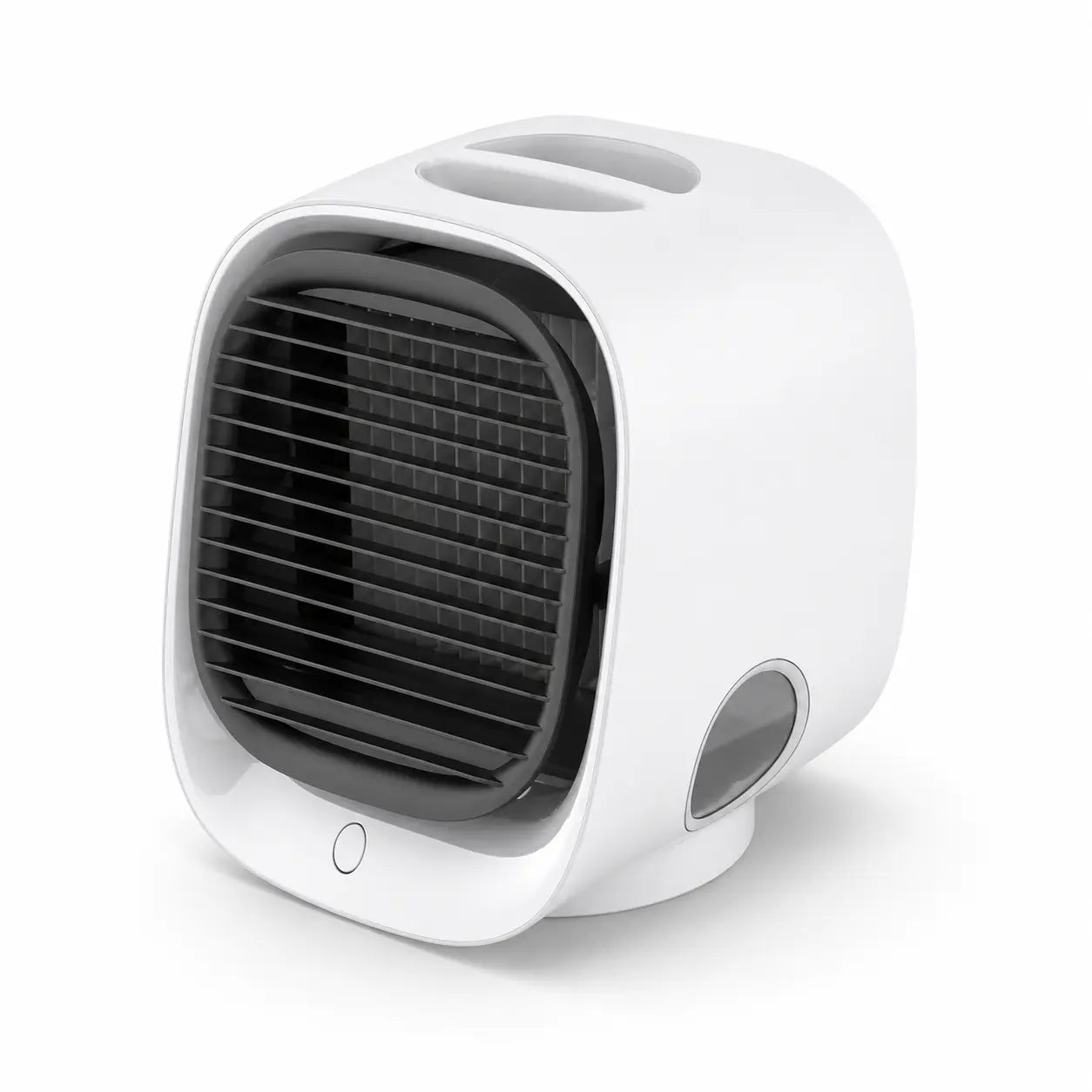Desktop USB Air Cooler with Humidifying Mist - Portable Personal Fan for Desk or Bedside