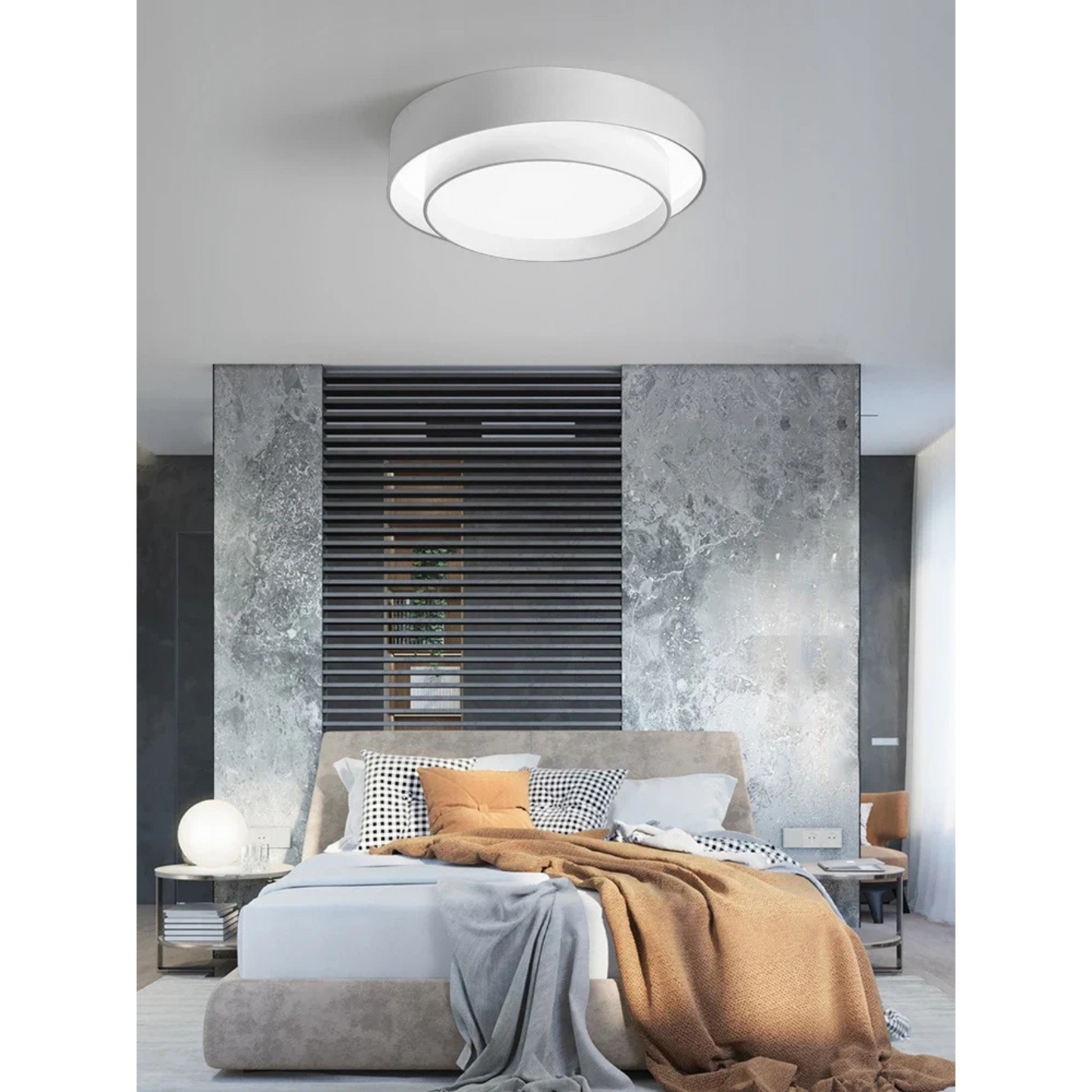 Modern LED Flush Mount Minimalist Contemporary Ceiling Light Fixture