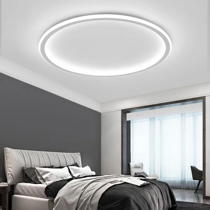 Scandinavian Modern Round LED Flush Mount Soft Illumination Ceiling Light