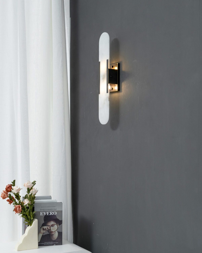 Modern Minimalist 3000K Warm Marble Elegant Wall Sconce