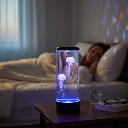 Modern LED Jellyfish Table Lamp for Bedroom - Mood Light - Bedside Night Light