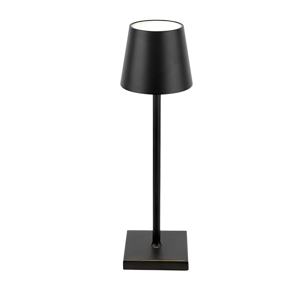 Modern Rechargeable Touch Control Aluminum Portable Bedside Table Lamp