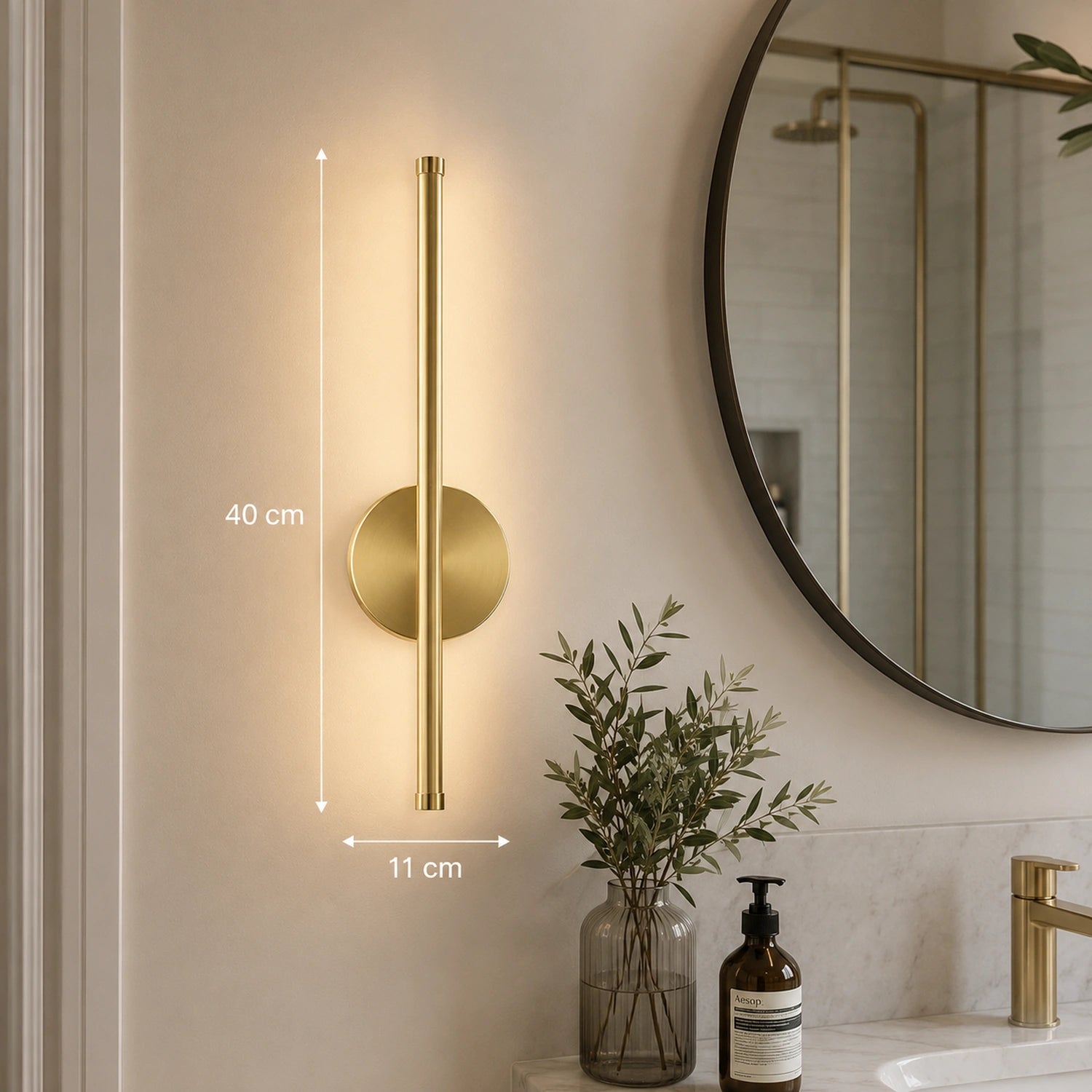 Nordic Touch Dimmable LED Wall Light