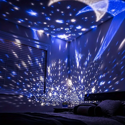 Star Projector Night Light For Bedroom - LED Galaxy Projector