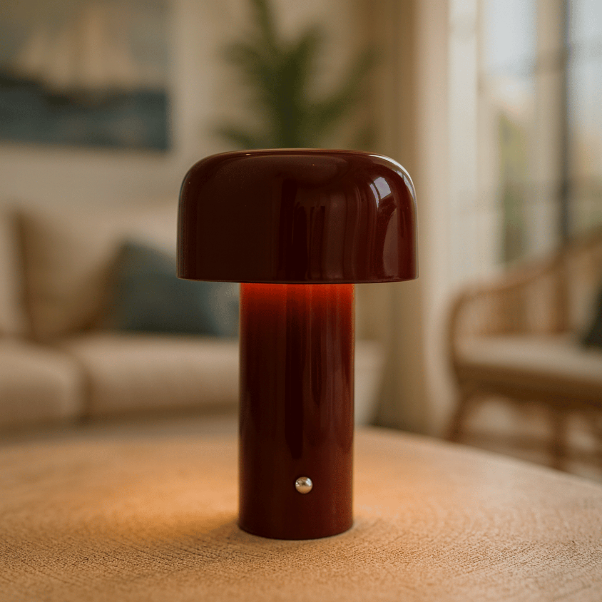 Rechargeable LED Mushroom Table Lamp