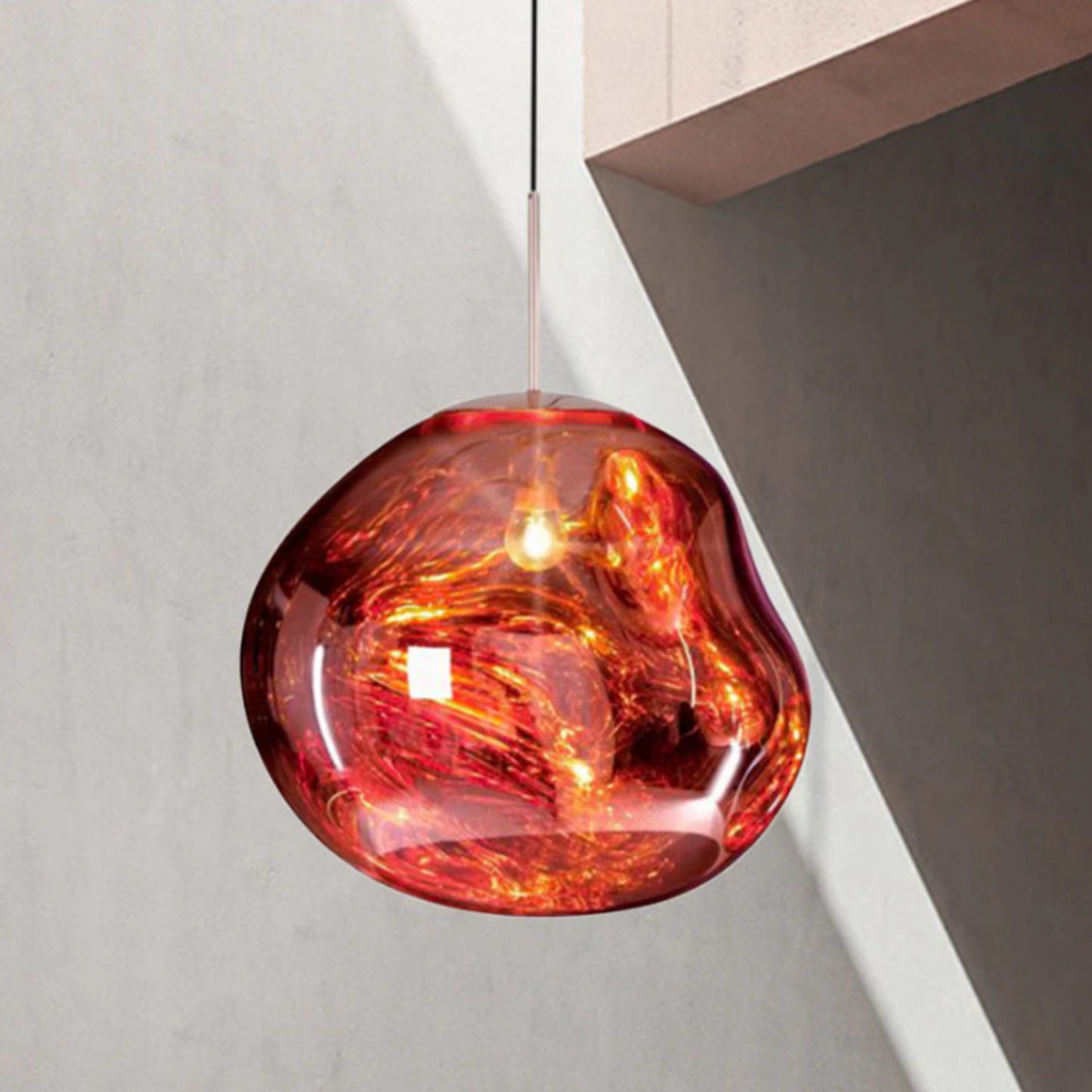 Sculptural Artistic Glass Modern Pendant Ceiling Light