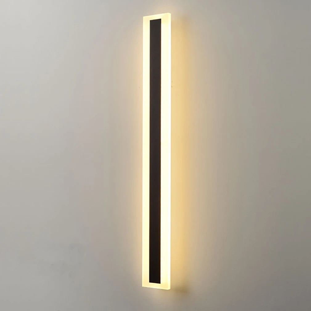 Modern Black Waterproof Led Outdoor Garden Wall Light