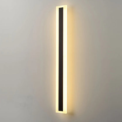 Modern Black Waterproof Led Outdoor Garden Wall Light