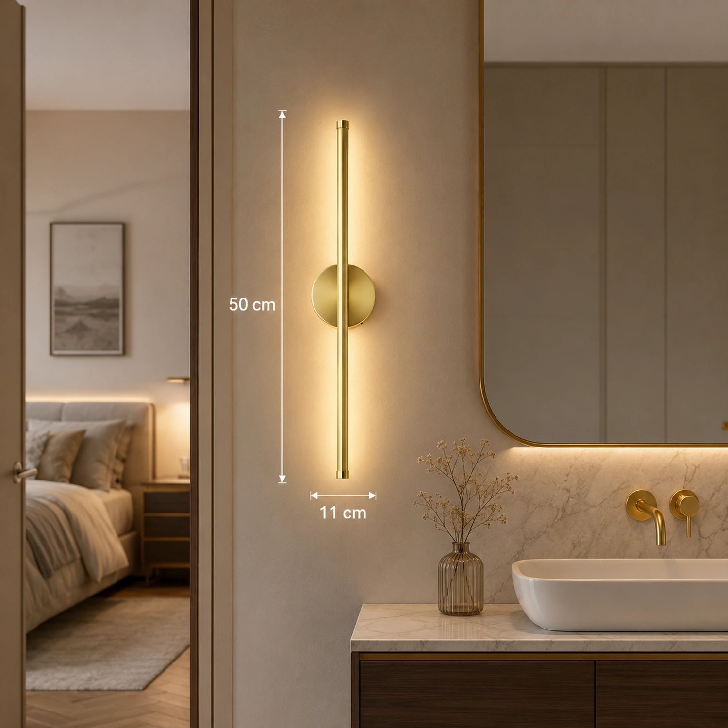 Nordic Touch Dimmable LED Wall Light