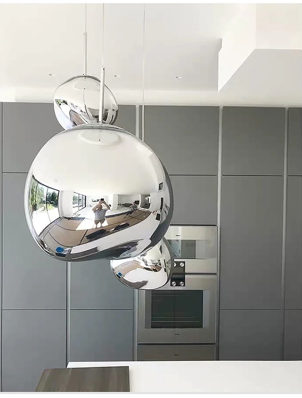 Sculptural Artistic Glass Modern Pendant Ceiling Light