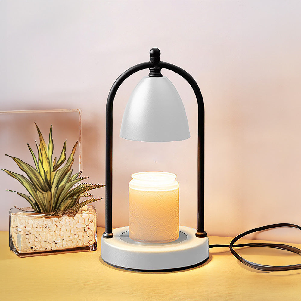 Contemporary Iron Mini Candle Warmer Lamp