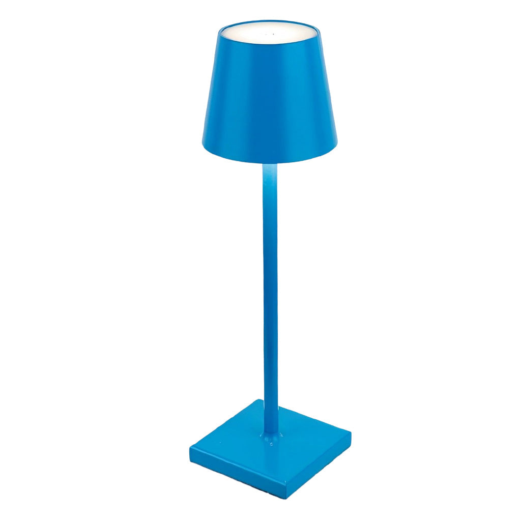 Modern Rechargeable Touch Control Aluminum Portable Bedside Table Lamp