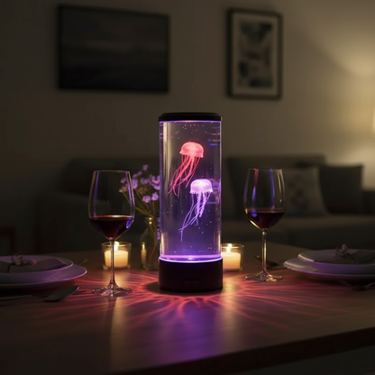 Modern LED Jellyfish Table Lamp for Bedroom - Mood Light - Bedside Night Light