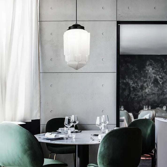 Vintage Glass Kitchen Island Pendant Light