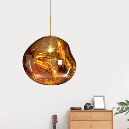 Sculptural Artistic Glass Modern Pendant Ceiling Light