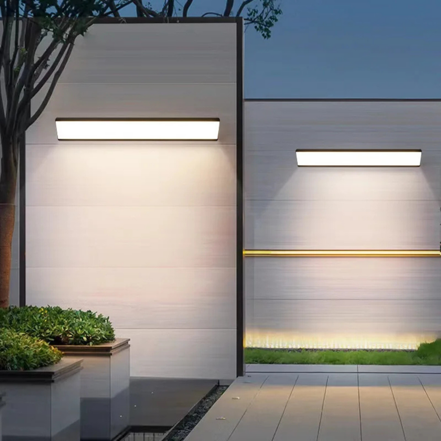 Modern LED Waterproof Exterior Terrace and Entrance Wall Sconce