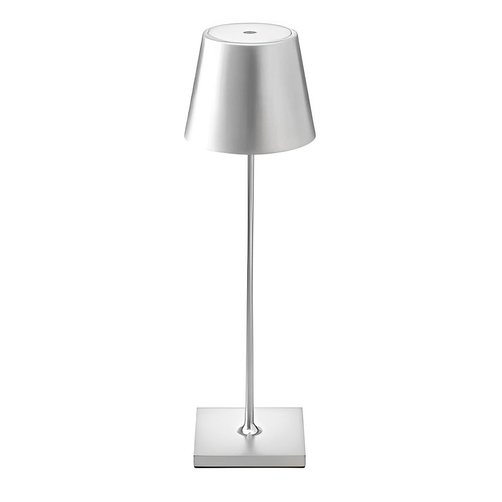 Modern Rechargeable Touch Control Aluminum Portable Bedside Table Lamp