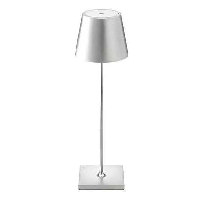 Modern Rechargeable Touch Control Aluminum Portable Bedside Table Lamp