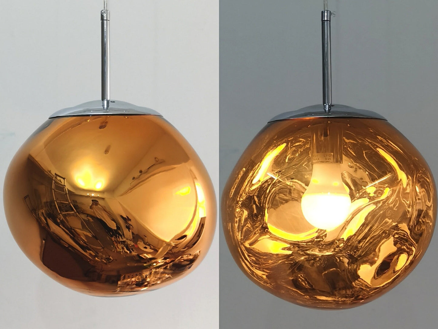 Sculptural Artistic Glass Modern Pendant Ceiling Light