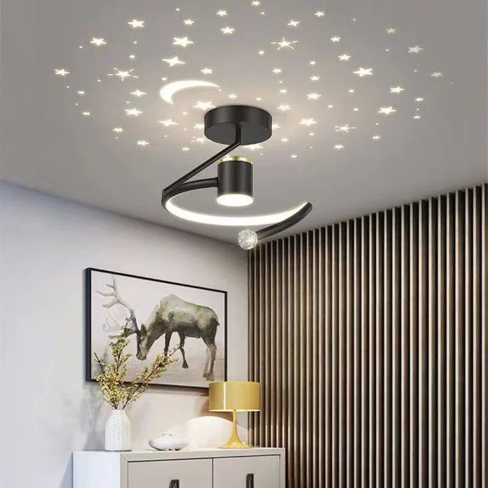 Starry Sky LED Modern Chandelier Style Ceiling Light - for Kids Room and Living Room