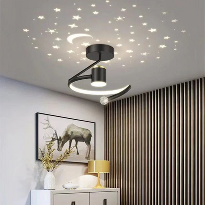Starry Sky LED Modern Chandelier Style Ceiling Light - for Kids Room and Living Room