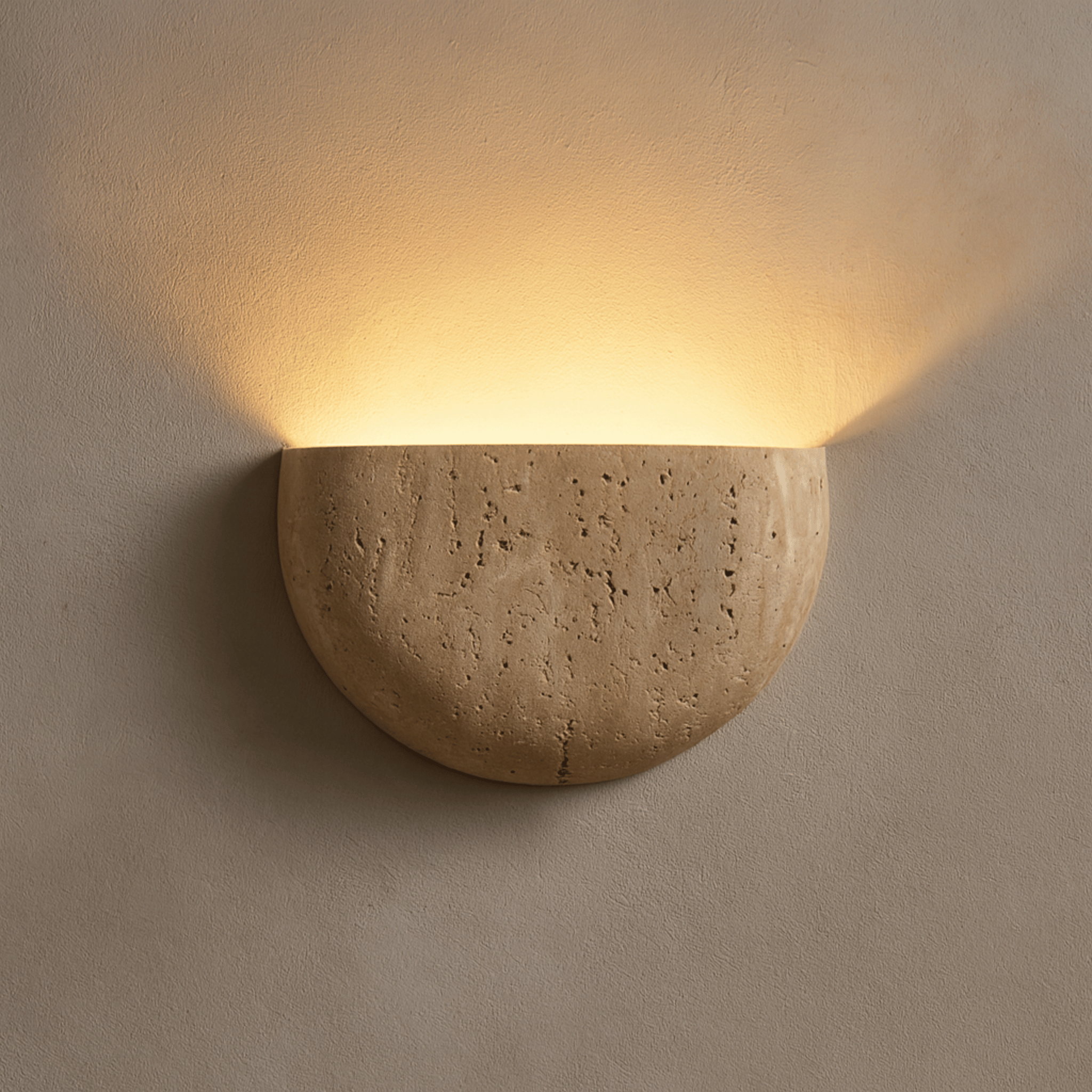 Travertine Stone Wall Lamp