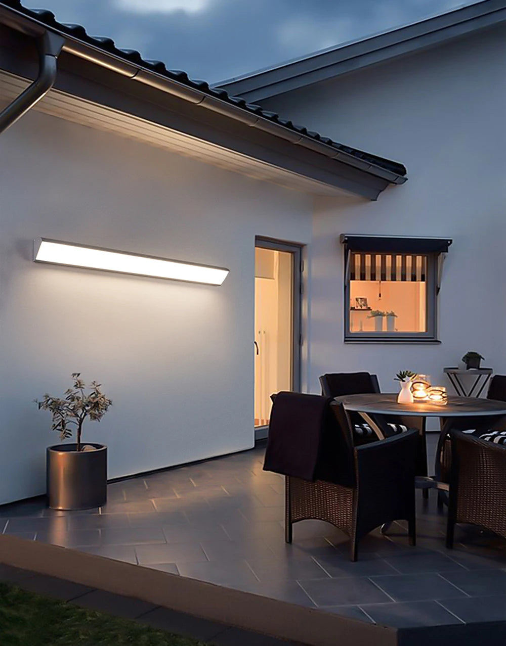 Modern LED Waterproof Exterior Terrace and Entrance Wall Sconce