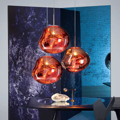 Sculptural Artistic Glass Modern Pendant Ceiling Light