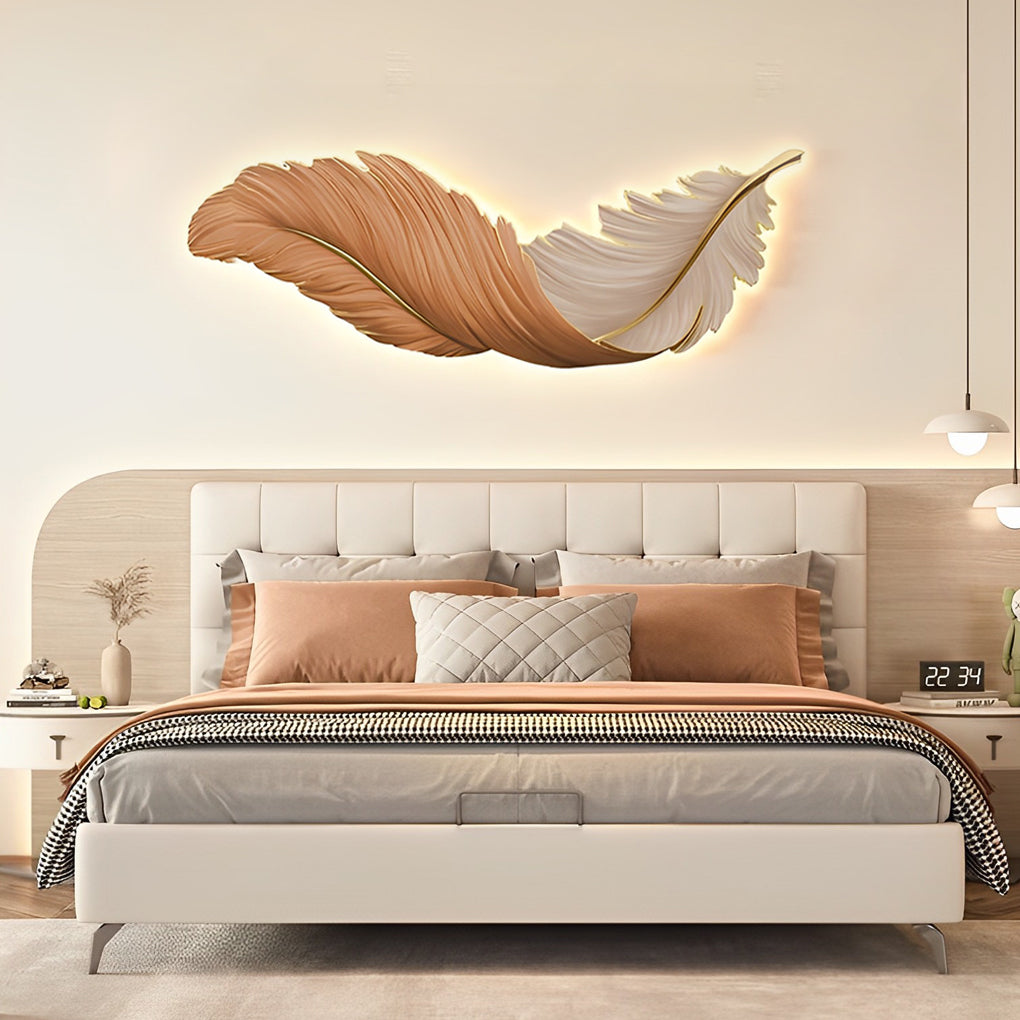 Modern LED Mural Wall Lamp with Remote Control