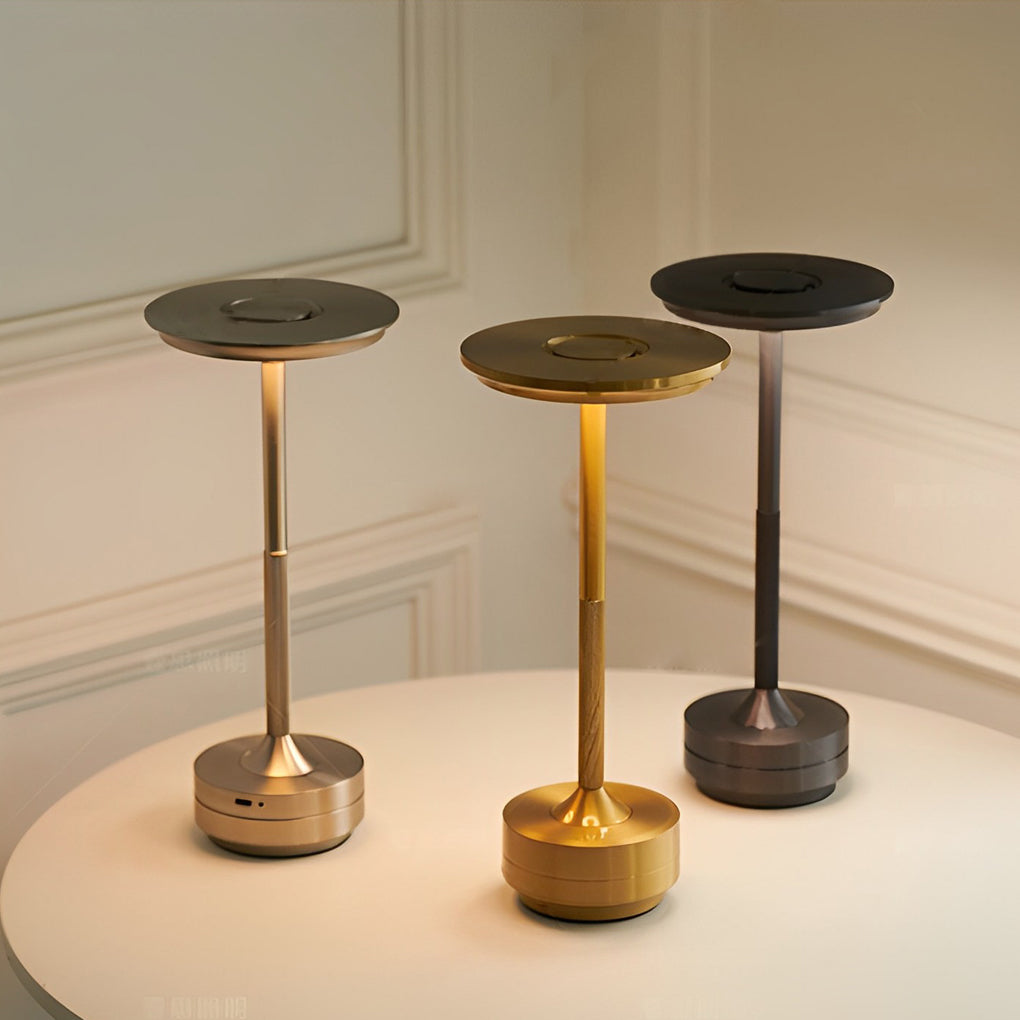 Modern Cordless Touch Dimmable LED UFO Design Table Lamp