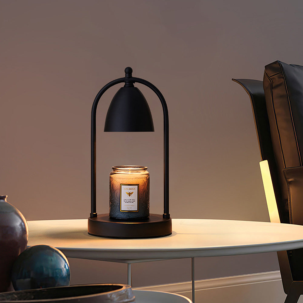 Contemporary Iron Mini Candle Warmer Lamp