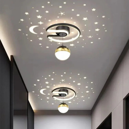 Starry Sky LED Modern Chandelier Style Ceiling Light - for Kids Room and Living Room