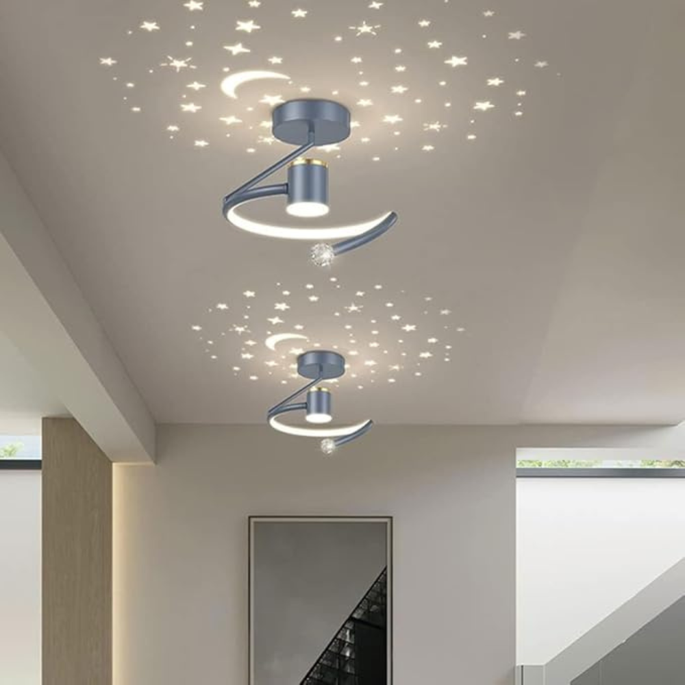 Starry Sky LED Modern Chandelier Style Ceiling Light - for Kids Room and Living Room