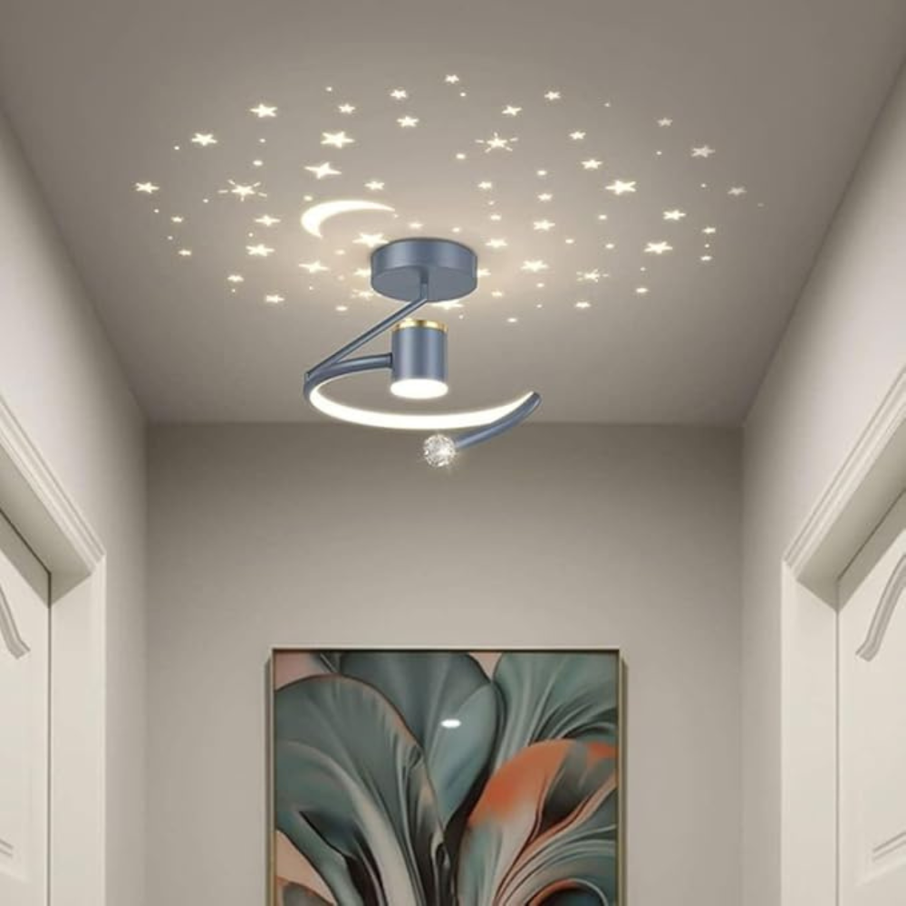 Starry Sky LED Modern Chandelier Style Ceiling Light - for Kids Room and Living Room