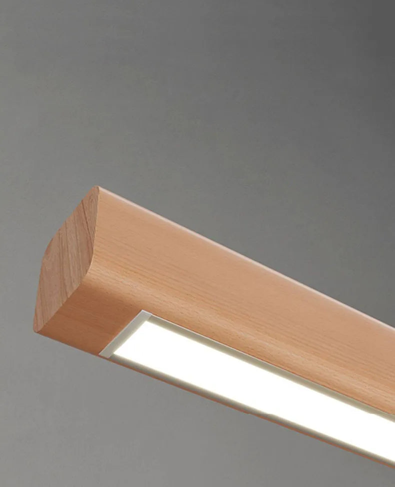 Modern Dimmable Linear Wood Acrylic Minimalist Wall Light