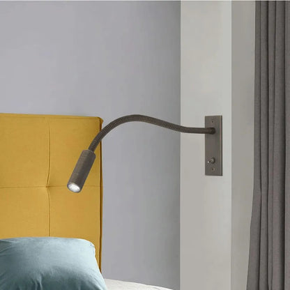 Minimalist Adjustable Head Reading Wall Spotlight Lamp