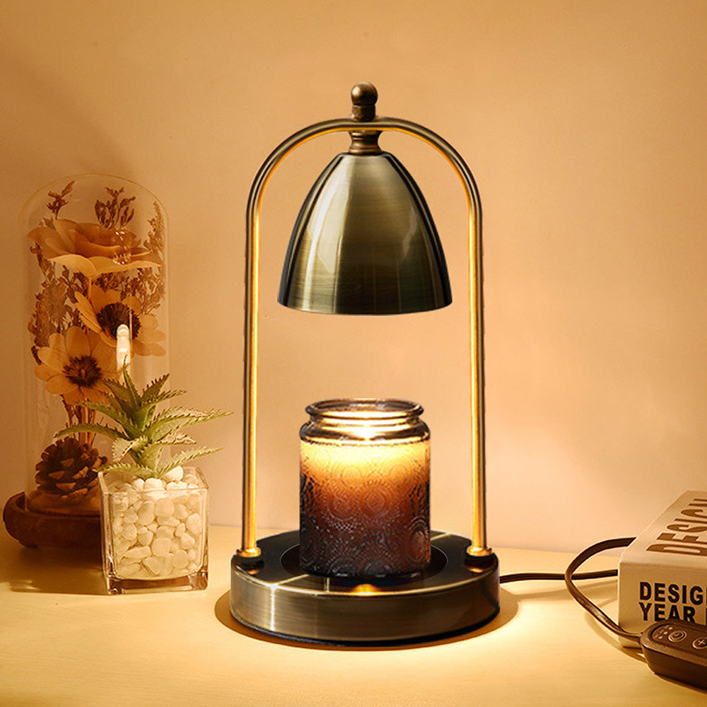 Contemporary Iron Mini Candle Warmer Lamp